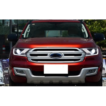 Phares Avant Light Bar Full Led + Clignotant Séquentiel - Ford Ranger De 2015 - 2020