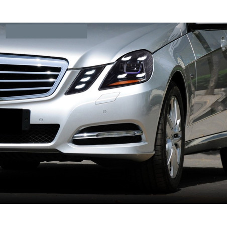 Phares Avant En Full Led + Clignotant Light Bar - Mercedes Classe E W212 De 2009 - 2013