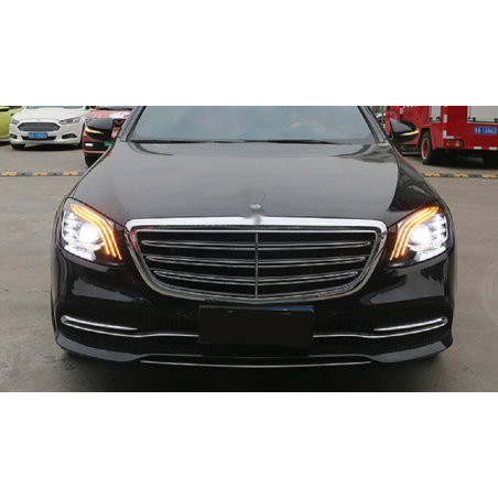 Phares Avant En Full Led + Clignotant Séquentiel - Mercedes Classe S W222 De 2014 - 2018