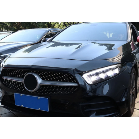 Phares Avant En Full Led + Clignotant Séquentiel - Mercedes Classe A W177 De 2018 - 2023