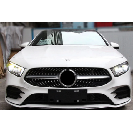 Phares Avant En Full Led + Clignotant Séquentiel - Mercedes Classe A W177 De 2018 - 2023