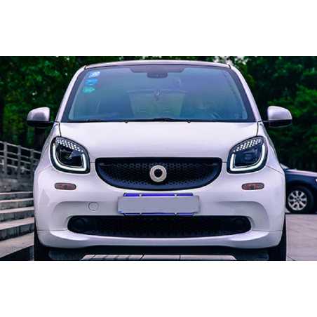 Phares Avant En Full Led + Clignotant Light Bar - Mercedes Smart W453 De 2015 - 2019
