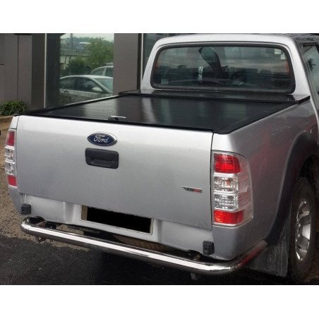 Couvre Benne Coulissant En Aluminium Noir Double Cab - Ford Ranger De 1999 - 2005