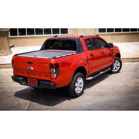 Couvre Benne Coulissant En Aluminium Gris Double Cab - Ford Ranger Wildtrack De 2012 - 2022