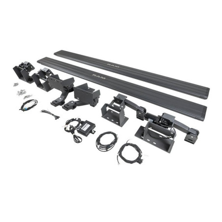 Marche Pied Plat Électrique En Acier - Dodge Ram 1500 Crew Cab De 2019 - 2024