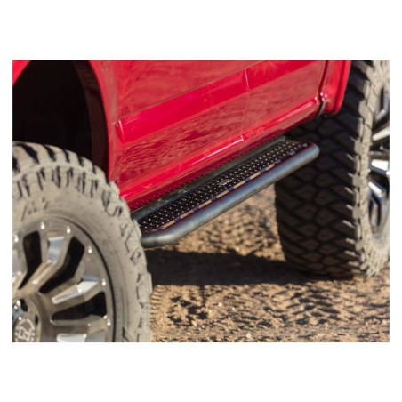 Marche Pied Plat En Acier Noir - Dodge Ram 1500 Crew Cab De 2019 - 2024