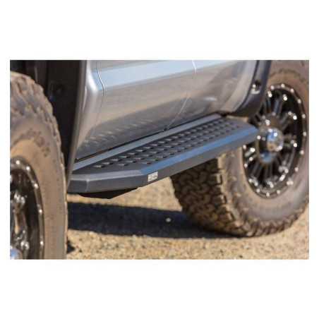 Marche Pied Plat En Acier Noir RB20 - Dodge Ram 1500 Crew Cab De 2009 - 2018