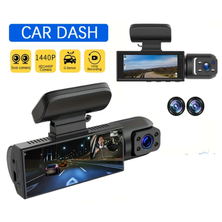 Dashcam Auto Avec Écran Intégré En 1080P Avec Vision De Nuit